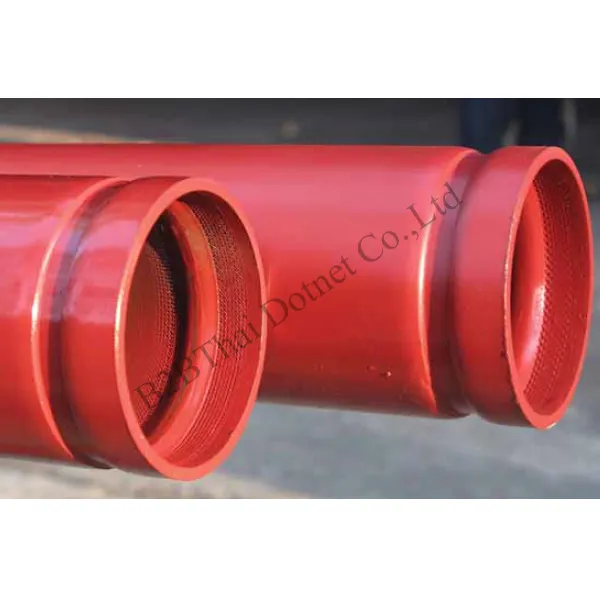 ท่อดับเพลิง ปลาย Grooved 2 นิ้ว Firex สีแดง